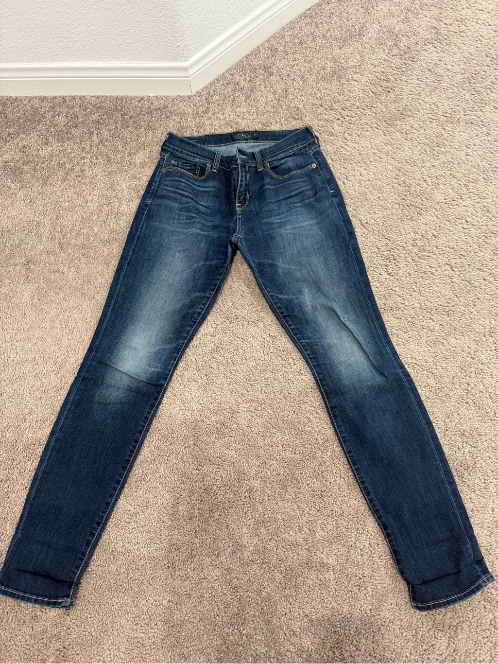 Lucky Brand Dark Indigo Skinny Jeans
